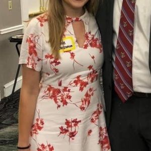 Collared floral dress